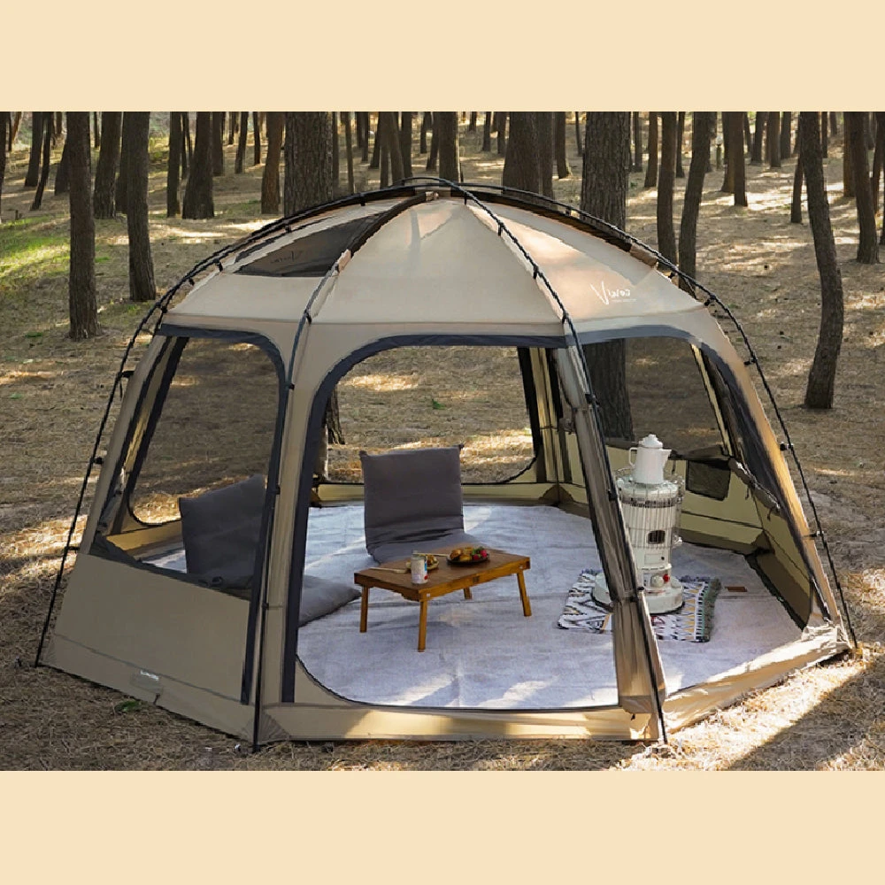 KZM Viva Dome Shelter Plus - Sand 5 KZM Viva Dome Shelter Plus - Sand - Image 3