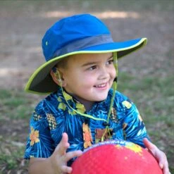 Sunday Afternoon Kids Clear Creek Boonie - Blue Solar Geodes/Grey -Outdoor Equipment Store 1 91