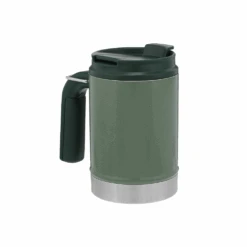 Stanley Classic Vacuum Steel Camp Mug 16oz Hammertone Green 12 Stanley Classic Vacuum Steel Camp Mug 16oz Hammertone Green -Outdoor Equipment Store 10 01693 009 6