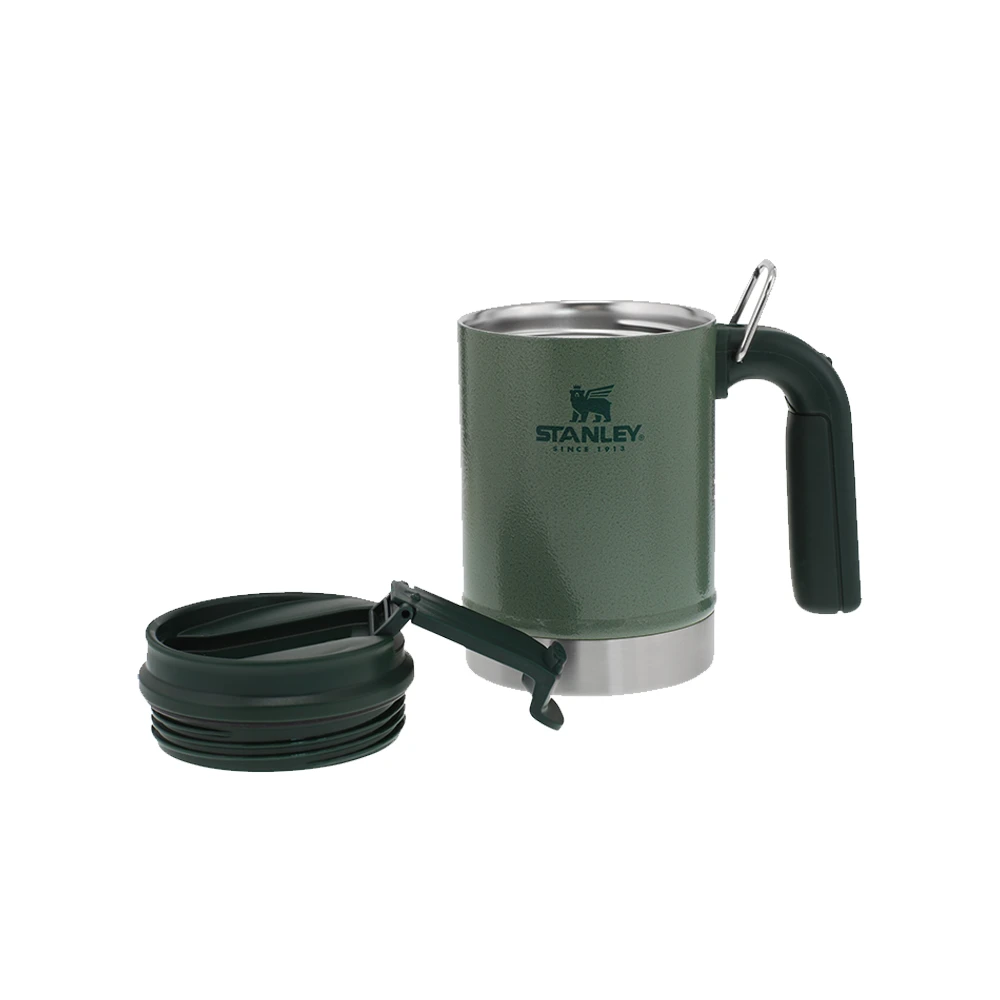 Stanley Classic Vacuum Steel Camp Mug 16oz Hammertone Green 8 Stanley Classic Vacuum Steel Camp Mug 16oz Hammertone Green - Image 6