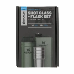 Stanley Adventure Shot Glass Set + Flask Hammertone Green