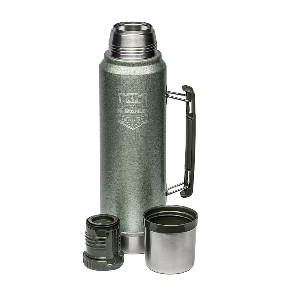 Stanley Limited Edition Classic Vacuum Bottle 108th Anniversary 1.1QT Hammertone Green 5 Stanley Limited Edition Classic Vacuum Bottle 108th Anniversary 1.1QT Hammertone Green - Image 3