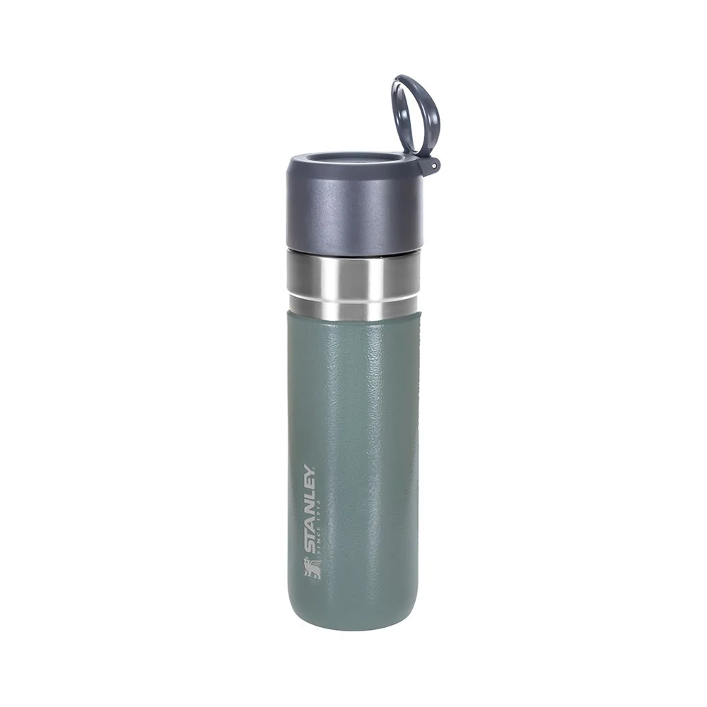 Stanley Go Slim Bottle 16oz - Hammertone Green 4 Stanley Go Slim Bottle 16oz - Hammertone Green - Image 2