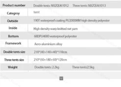 Mobi Garden Camping Tent 3P -Outdoor Equipment Store 14 1
