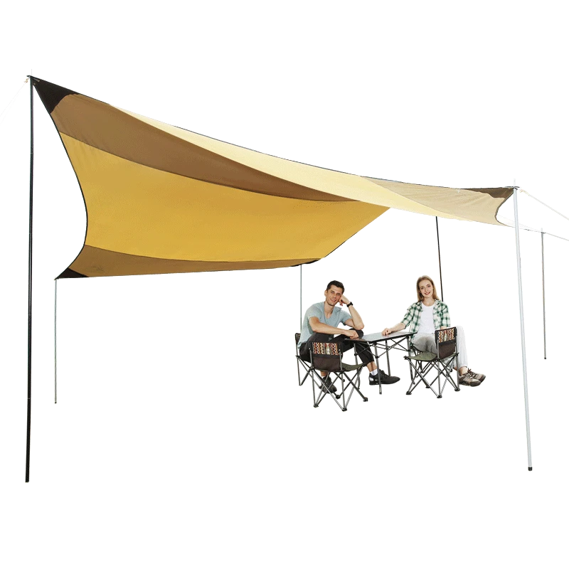 Hewolf 6-10P Outdoor Camping Tarp 3 Hewolf 6-10P Outdoor Camping Tarp