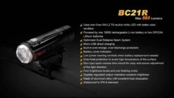 Fenix BC21R USB Rechargable Bicycle Light 880 Lumens -Outdoor Equipment Store 16 BC21R 66535.1450900824