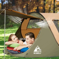 Hewolf Quick Tent 3-4 Person 12 Hewolf Quick Tent 3-4 Person -Outdoor Equipment Store 1766Plus Camel 6 600x600 4b4725f9 2a17 4b94 9ea6 6903c58d3c39
