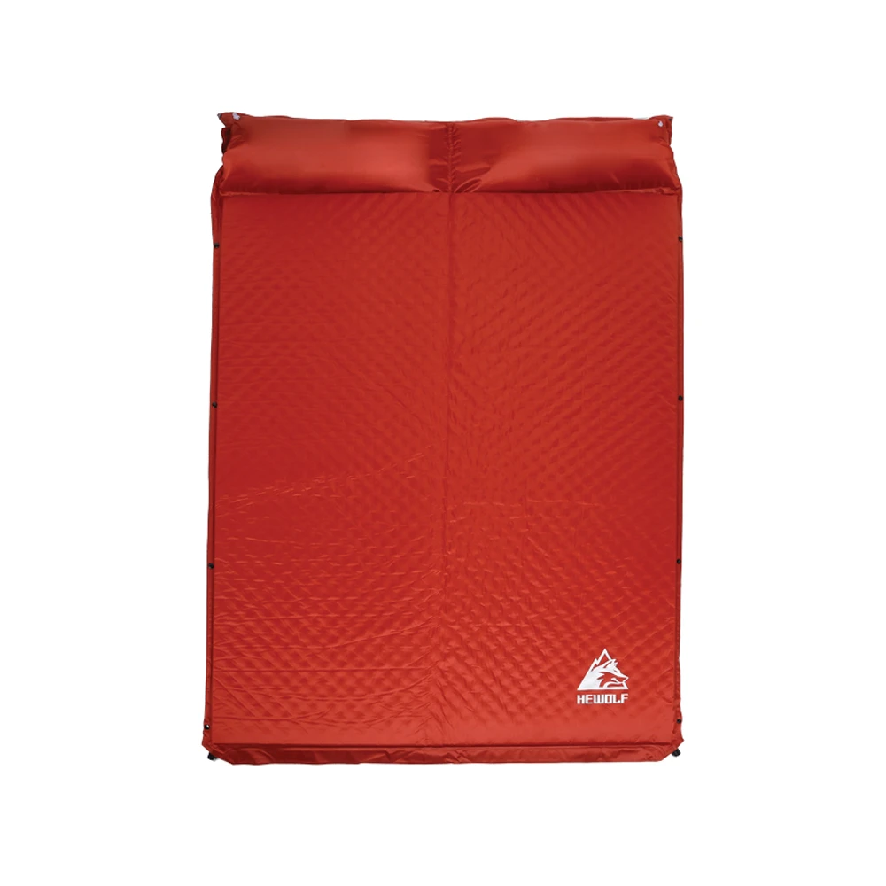 Hewolf Inflatable Mat Orange - Single/Double 3 Hewolf Inflatable Mat Orange - Single/Double