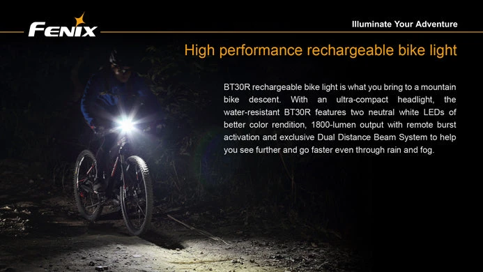 Fenix Rechargable Bike Light 1800 LUMENS 7 Fenix Rechargable Bike Light 1800 LUMENS - Image 5
