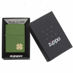 Zippo 228 Shamrock Refillable Windproof Lighter - 21032 -Outdoor Equipment Store 21032 1