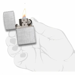 Zippo Linen Weave Refillable Windproof Lighter - 28181 -Outdoor Equipment Store 28181 1