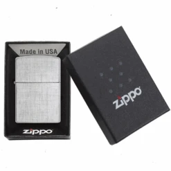 Zippo Linen Weave Refillable Windproof Lighter - 28181 -Outdoor Equipment Store 28181 2