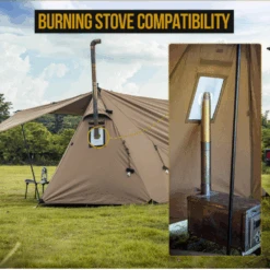 OneTigris Roc Shield Bushcraft Tent TC Version - Ranger Green -Outdoor Equipment Store 3 7f28cd69 9a99 413b 9aad 221c45159f64