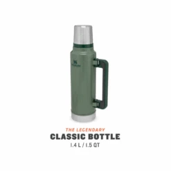 NEW Stanley Classic Vacuum Bottle 1.5QT Hammertone Green -Outdoor Equipment Store 3 95d49efe 3a0a 46d5 915e 417fef4432e9