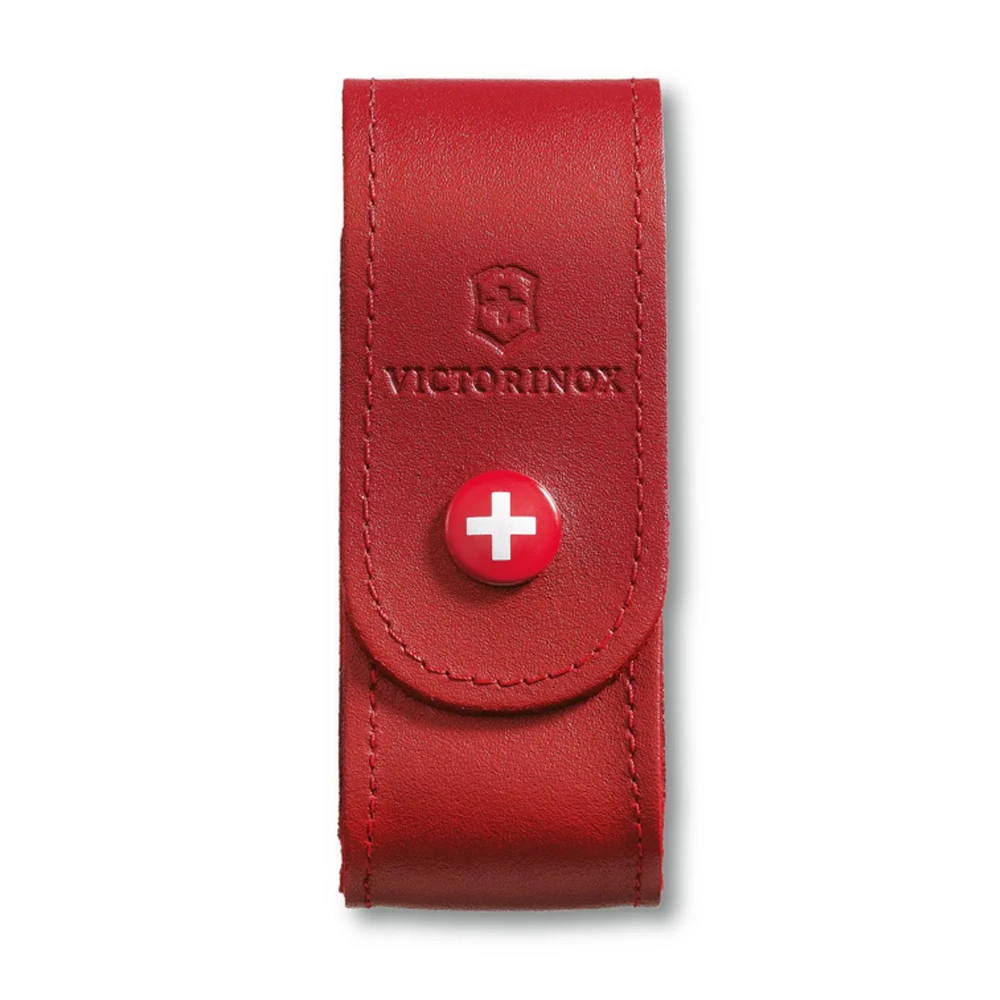 Victorinox Leather Belt Pouch - Red 3 Victorinox Leather Belt Pouch - Red
