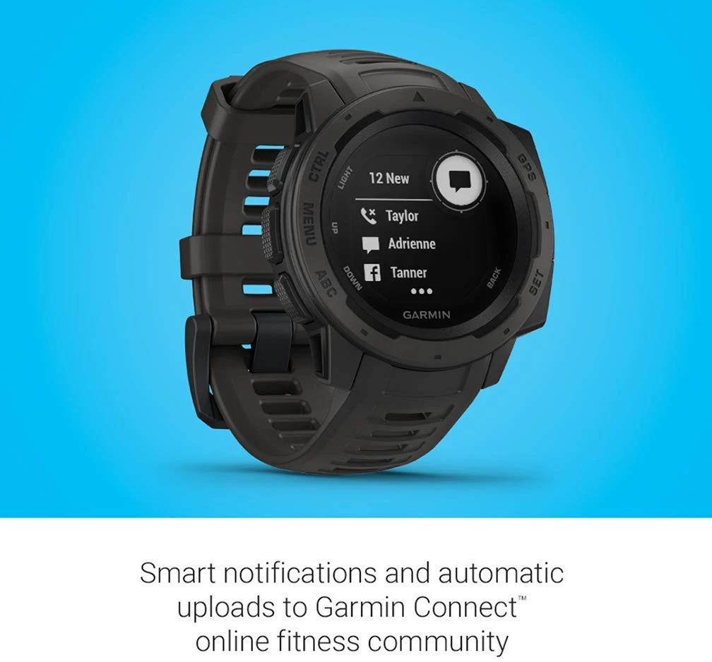Garmin Instinct GPS Smartwatch - Graphite 14 Garmin Instinct GPS Smartwatch - Graphite - Image 12