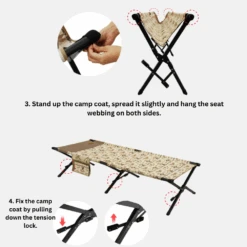 KZM Camp Cot Bed -Outdoor Equipment Store 5 23cf2326 93c0 4ab9 94df f1adfa398db6
