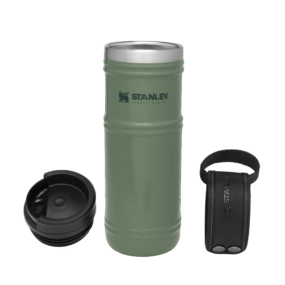 Stanley Legacy Neverleak Travel Mug 16oz - Hammertone Green 6 Stanley Legacy Neverleak Travel Mug 16oz - Hammertone Green - Image 4
