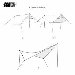 Adventurer Tanxianzhe Waterproof Awning Anti-tearing Sunshade Tarp Outdoor Camping Tan 20 Adventurer Tanxianzhe Waterproof Awning Anti-tearing Sunshade Tarp Outdoor Camping Tan -Outdoor Equipment Store 5 49659ba7 f00d 4505 b060 303053a70f32