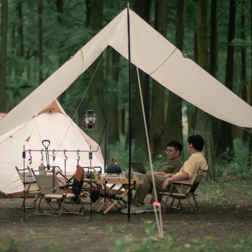 Adventurer Tanxianzhe Waterproof Awning Anti-tearing Sunshade Tarp Outdoor Camping Tan 13 Adventurer Tanxianzhe Waterproof Awning Anti-tearing Sunshade Tarp Outdoor Camping Tan - Image 11