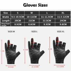 Kyncilor 3 Fingers Resistance Leather Gloves 17 Kyncilor 3 Fingers Resistance Leather Gloves -Outdoor Equipment Store A0062 5