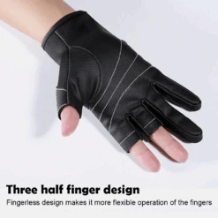Kyncilor 3 Fingers Resistance Leather Gloves 12 Kyncilor 3 Fingers Resistance Leather Gloves -Outdoor Equipment Store A0062 9