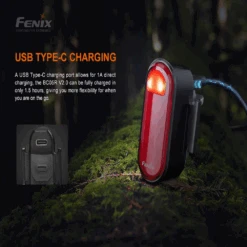 Fenix BC05R V2.0 Rechargeable Bike Tail Light -Outdoor Equipment Store BC05RV2.0 12