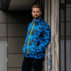 Mac In A Sac Origin 2 Edition Jacket Unisex 10000mm 24 Mac In A Sac Origin 2 Edition Jacket Unisex 10000mm -Outdoor Equipment Store Blue Camo 3 1