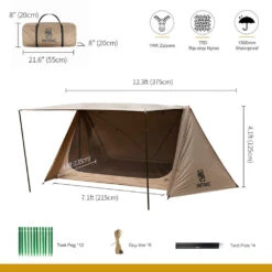 OneTigris Outback Retreat Camping Tent -Outdoor Equipment Store CE BHS08 CB A 05