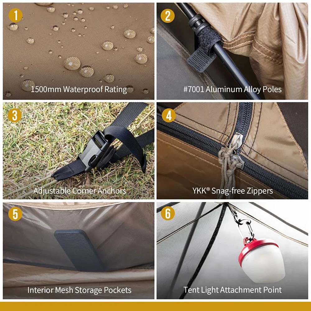 OneTigris Cosmitto Backpacking Tent 6 OneTigris Cosmitto Backpacking Tent - Image 4