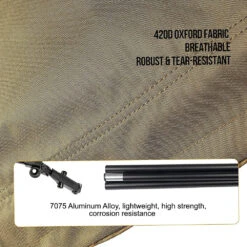 OneTigris Outdoor Foldable Camp Bed - Coyote Brown 15 OneTigris Outdoor Foldable Camp Bed - Coyote Brown -Outdoor Equipment Store CE ZDC01 CB 05