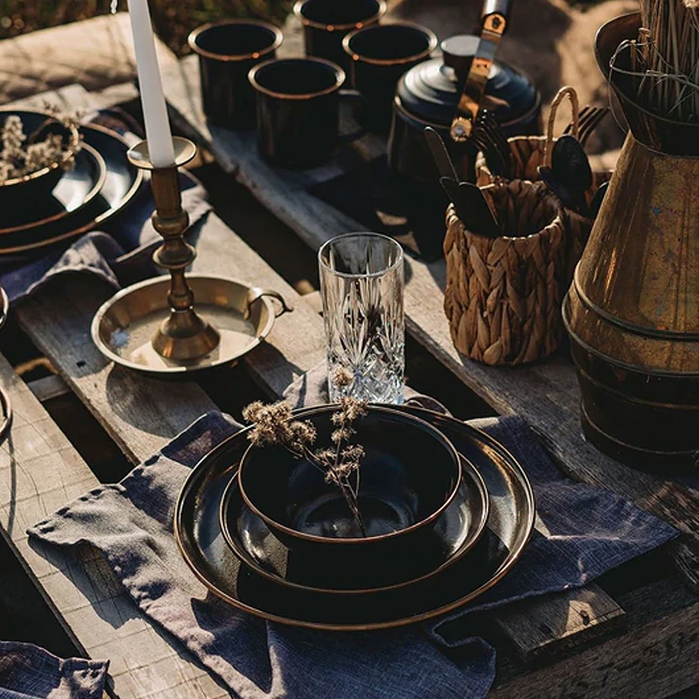 Barebones Enamel Bowl - Set Of 2 15 Barebones Enamel Bowl - Set Of 2 - Image 13