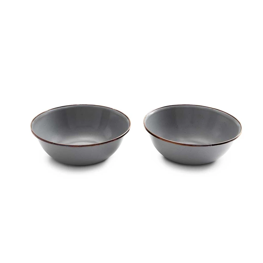 Barebones Enamel Bowl - Set Of 2 9 Barebones Enamel Bowl - Set Of 2 - Image 7