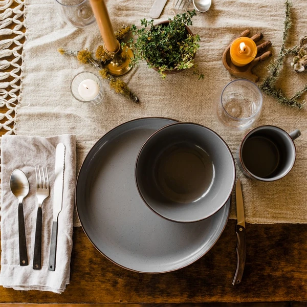 Barebones Enamel Bowl - Set Of 2 12 Barebones Enamel Bowl - Set Of 2 - Image 10