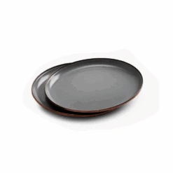 Barebones Enamel Salad Plate - Set Of 2