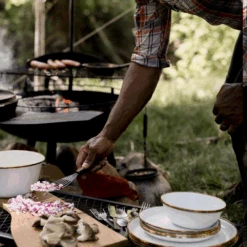 Barebones Enamel Salad Plate - Set Of 2 26 Barebones Enamel Salad Plate - Set Of 2 -Outdoor Equipment Store CKW 392 04