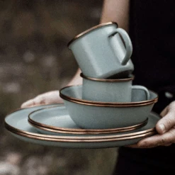 Barebones Enamel Bowl - Set Of 2 26 Barebones Enamel Bowl - Set Of 2 -Outdoor Equipment Store CKW 425 03