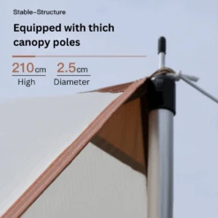Adventurer Tanxianzhe Waterproof Awning Anti-tearing Sunshade Tarp Outdoor Camping Tan 19 Adventurer Tanxianzhe Waterproof Awning Anti-tearing Sunshade Tarp Outdoor Camping Tan -Outdoor Equipment Store CLEARANCEADVENTURER
