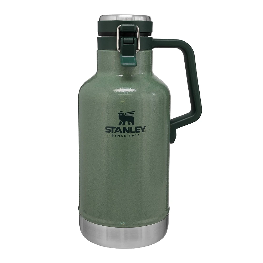 Stanley Classic Vacuum Growler 2QT Hammertone Green 3 Stanley Classic Vacuum Growler 2QT Hammertone Green