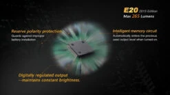 Fenix E20 XP-E2 LED Flashlight (2015 EDITION) -Outdoor Equipment Store E202015 11 E 76913 48957.1443050098