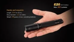 Fenix E20 XP-E2 LED Flashlight (2015 EDITION) -Outdoor Equipment Store E202015 8 E 44621 88197.1443050098