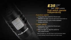 Fenix E35 XL-L2 UE LED Flashlight Black 2016 Version 33 Fenix E35 XL-L2 UE LED Flashlight Black 2016 Version -Outdoor Equipment Store E35UE 6 E 34955.1452788933.1280.1280 30785.1495139308