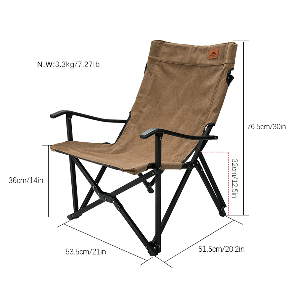 Campingmoon Foldable Camping Chair 5 Campingmoon Foldable Camping Chair - Image 3