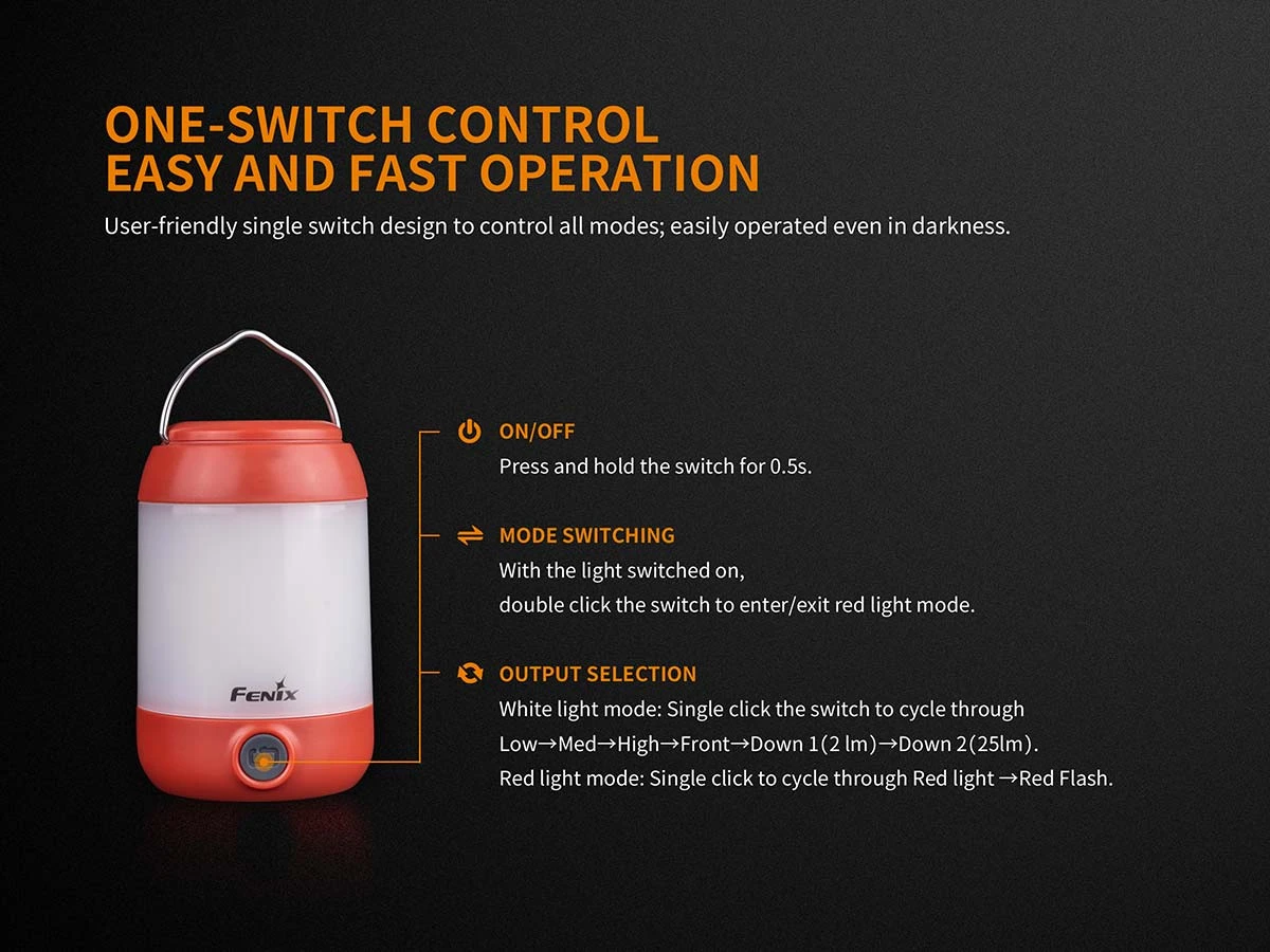 Fenix CL23 Camping Lantern Fresh Green 4 Fenix CL23 Camping Lantern Fresh Green - Image 2