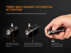 Fenix E18R XP-L Hi Led Flashlight Black 750 Lumen -Outdoor Equipment Store Fenix E18R EDC Flashlight lock out