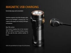 Fenix E18R XP-L Hi Led Flashlight Black 750 Lumen -Outdoor Equipment Store Fenix E18R EDC Flashlight magnetic charging 1