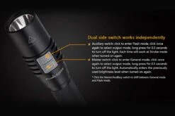 Fenix E25 LED Flashlight (UE Version) -Outdoor Equipment Store Fenix E25UE Flashlight Switches