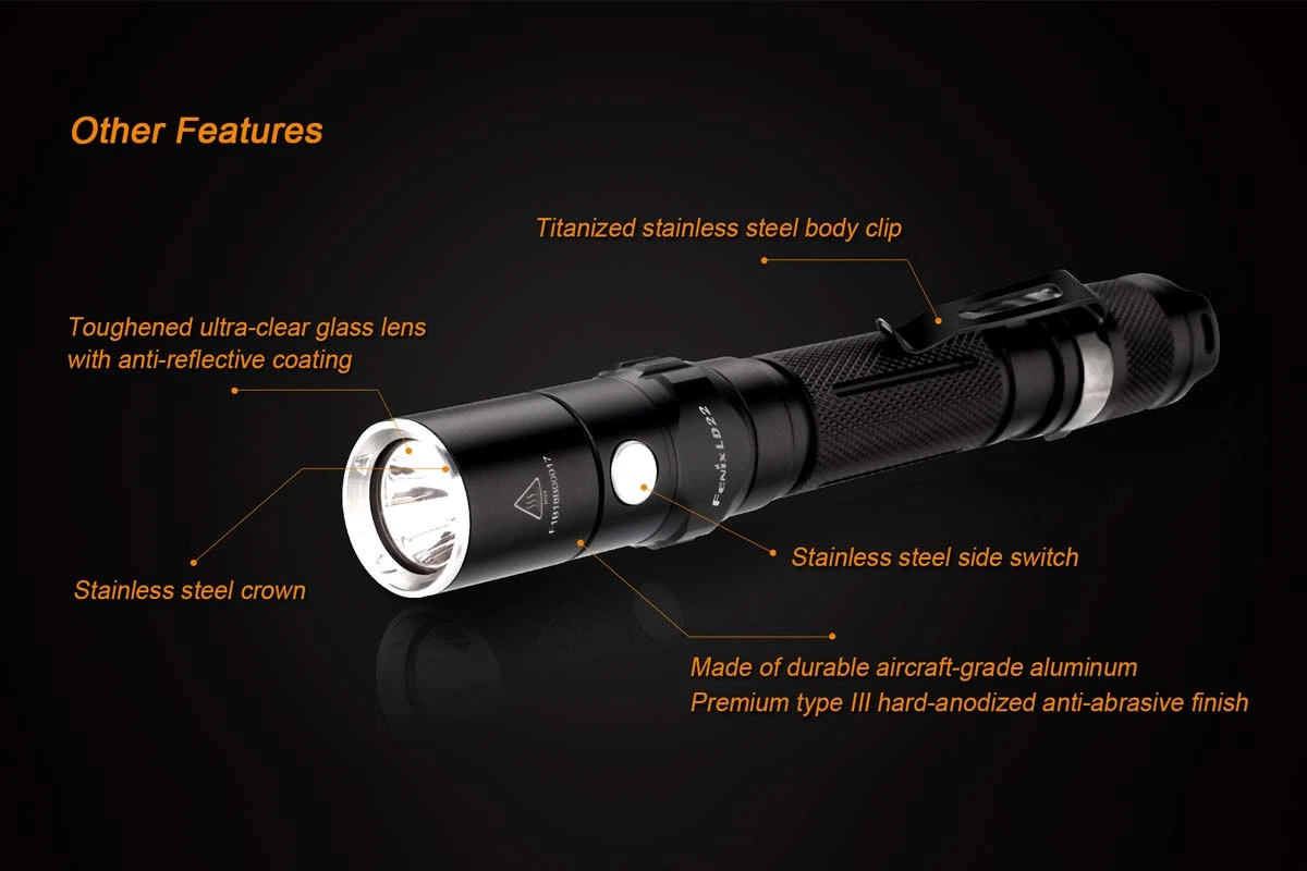 Fenix LD22 2015 G2 R5 LED Flashlight 7 Fenix LD22 2015 G2 R5 LED Flashlight - Image 5