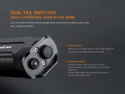 Fenix TK35 2018 XHP35 HI LED Flashlight 1300LM Black -Outdoor Equipment Store Fenix TK35 2018 Flashlight switches 1