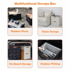 KEMSITE Camping Storage Box With Cover -Outdoor Equipment Store H0018 4